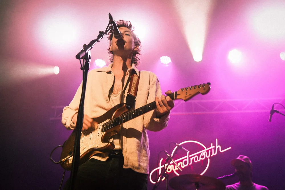 Audience at a Houndmouth concert
